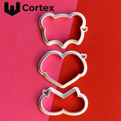 STL file Valentine's day mini cookie cutters 🍪・Model to download and 3D  print・Cults