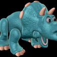 Cute-Triceratops.jpg Cute Triceratops (Easy print and Easy Assembly)