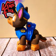CGImages6.png Paw Patrol Chase MultiColor Flexi Print-In-Place + figure & keychain