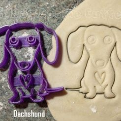 dachshund.JPG STL-Datei Dachshund / Sausage Dog Cookie Cutter・3D-Druck-Idee zum Herunterladen