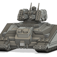 STD-1.png American Mecha Hachiman Fire Support Tank with supports