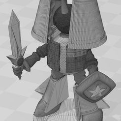 rocket-warrior.jpg STL-Datei Raketenkrieger yugioh dungeon würfel monster・3D-Drucker-Vorlage zum herunterladen