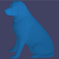 Chien-3d.png STL file Dog・3D print design to download