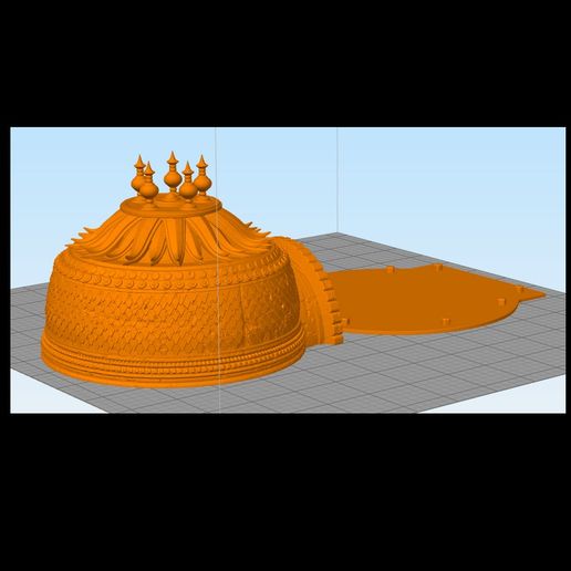 7.jpg Download STL file Indian circular temple 9 - Flames Of War Bolt Action Oriental Age Of Sigmar Medieval Warhammer • 3D printing model, Hartolia-miniatures