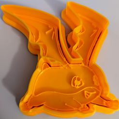 Patamon-Cutter-and-Stamp-1.jpg Digimon Patamon Cookie Cutter and Stamp Set