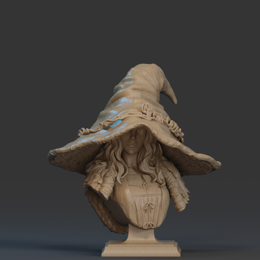 👤 Ranni Bust 3D Print・ STL File for 3D printing・Cults