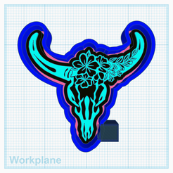 Bullhead-flowers.png STL file Bullhead・Design to download and 3D print