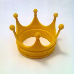krone_display_large.jpg Бесплатный STL файл princess crown・Дизайн 3D-принтера для скачивания, Raeunn3D