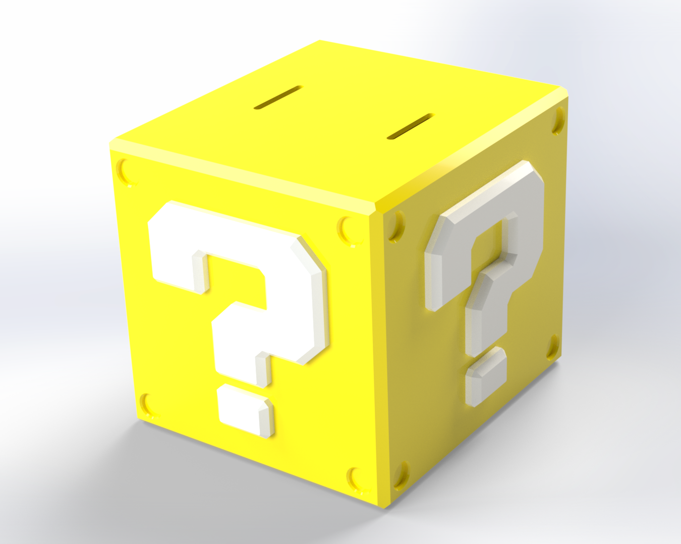 STL file Mario question box・3D printable model to download・Cults