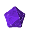 10D_-_Top.stl Dungeons & Dragons Movie - Giant Dice