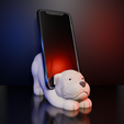 Render5.png Dog Phone Holder - Multicolor