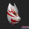 ghost_of_tsushima_mask_of_Tomoe-08.jpg Ghost of Tsushima Japanese Kitsune Fox Mask - Shattered Mask of Tomoe