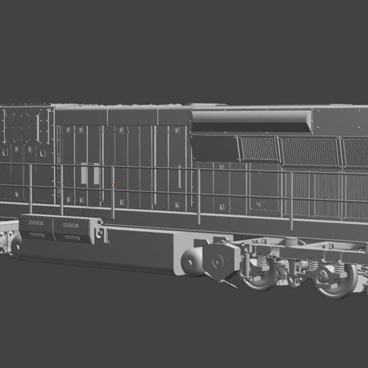 🚂 SOUTH AFRICAN RAILWAYS CLASS 44 DIESEL LOCOMOTIVE HO・ STL File for 3D ...