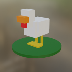 chickenPic2.png Descargar archivo STL Pollo Minecraft • Modelo para la impresora 3D, dyaa-abou
