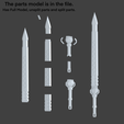 Render11.png Zenless zone zero Ye Shunguang Sword (MainSword) Model for 3dprint