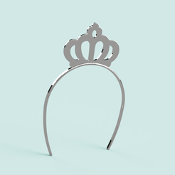 vincha-de-corona.png queen crown tiara headband 3d model