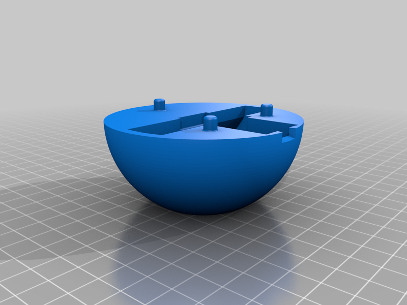 Magic_8_ball_Bottom.png Descargar archivo STL gratis Bola 8 mágica • Modelo para la impresora 3D, fhogphil