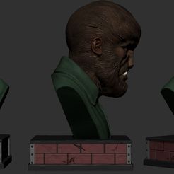 1.jpg Estatua del busto del Hombre Lobo