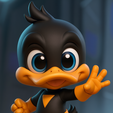 j.png loonatics danger duck chibi