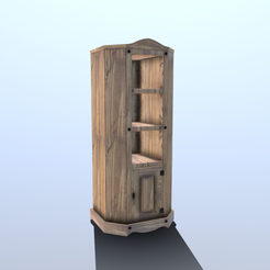 Archivo STL gratuito estante de la esquina balda 👽・Design para impresora  3D para descargar・Cults