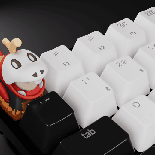 Fuecoco Pokémon Keycap - 3D Printable Model (STL)