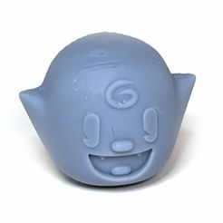 1.jpg 3D Printable STL Cute Ghost Figure | Golden Age Cartoon Inspired | Royalty-Free & Customizable Design | Commercial + Personal Use