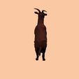 GOAT4.jpg 🐐 Realistic Goat/Buck Miniature for 3D Printing 🐐