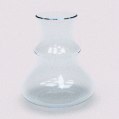 vase simple.GIF STL file Flower vase・Template to download and 3D print