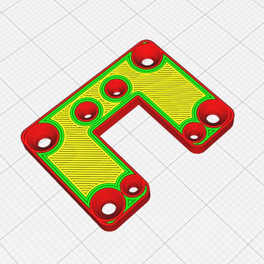 RC Retractable Landing Gear Mounting Plate
