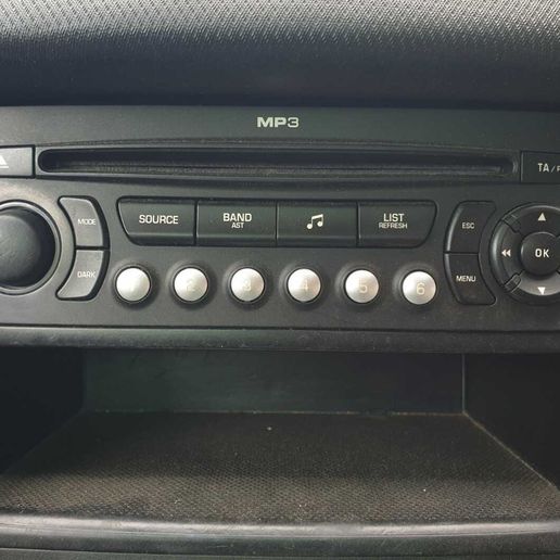 Phohe Holder 1DIN Peugeot 207 and 207cc,Citroen C4