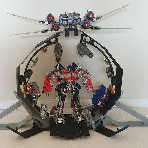トランスフォーマー UFO ANNULAR TRAILER More UFO Annular Trailer and Weapon Rack DOTM Accessory for