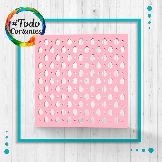 Texture/ Stencil Easter 3D model