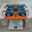 IMG20250222154423.jpg Moza ES Formula wheel mod - Gulf inspired - multicolor