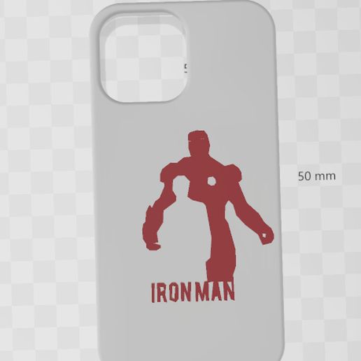 iPhone 13 Case Pro Max-IronMan 3D model
