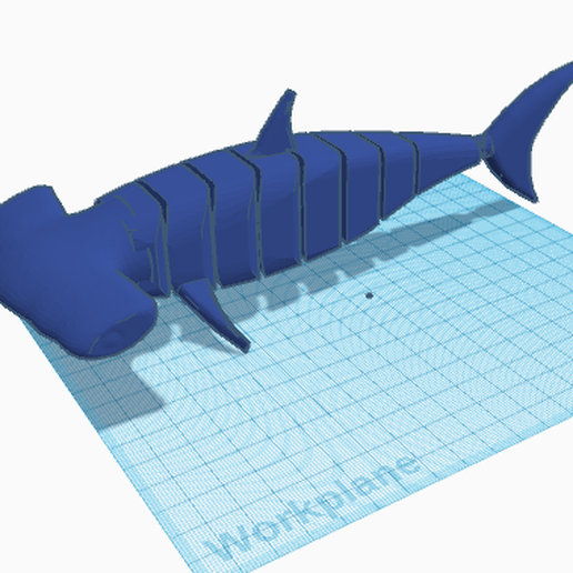 Flexi 3D HammerHead Shark 3D model