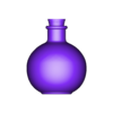 bottlewithhole02.stl Magic potion bottle #2