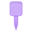 Cauliflower_stake.stl Gardening Identification Stakes - Complete Set