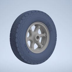 9_75-20-Deka-tire-assy.jpg 3D file 1/35 scale Sd.Kfz.7 front wheels・3D printing design to download