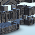 10.png Orthodox brick cathedral with bell tower and double towers (3) - Flames of war Bolt Action USSR WW2 Cold Era Modern Russia