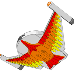 2023-09-12-16_44_01-Penguin-Render-1_1.png Free STL file Romulan Vas'Hatham Bird of Prey・3D printer design to download