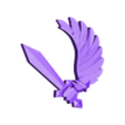 Dark Angels Ravenwing Emblem.stl Dark Angels Ravenwing Emblem