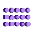 All shots.stl 15 different, simple shot glasses