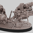 rat-gun-2.png STL file Ratmen rotary gunners・3D print design to download