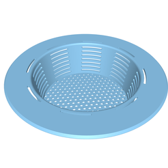 model.png STL file Drain Filter / Sink Strainer・3D printer design to download