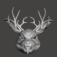 front.png Evil Jackalope (Easter Bunny, Rottentail) Moving jaw mask