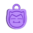 snorlax head keychain.stl POKEMON MUNCHLAX AND SNORLAX HEAD KEYCHAIN (EASY PRINT NO SUPPORTS)