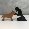 WhatsApp-Image-2023-01-16-at-17.35.07.jpeg Girl and her American Bully(straight hair) for 3D printer or laser cut