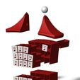 advent-calendar-SANTA-exploded.jpg Calendrier de l'Avent pour Noël avec bonnet de Père Noël