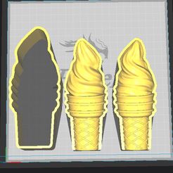 1.jpg STL file Ice Cream Bath Bomb・3D printing template to download