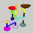 marble_run.jpg STL-Datei Marble run tall straight kostenlos・3D-Drucker-Modell zum herunterladen
